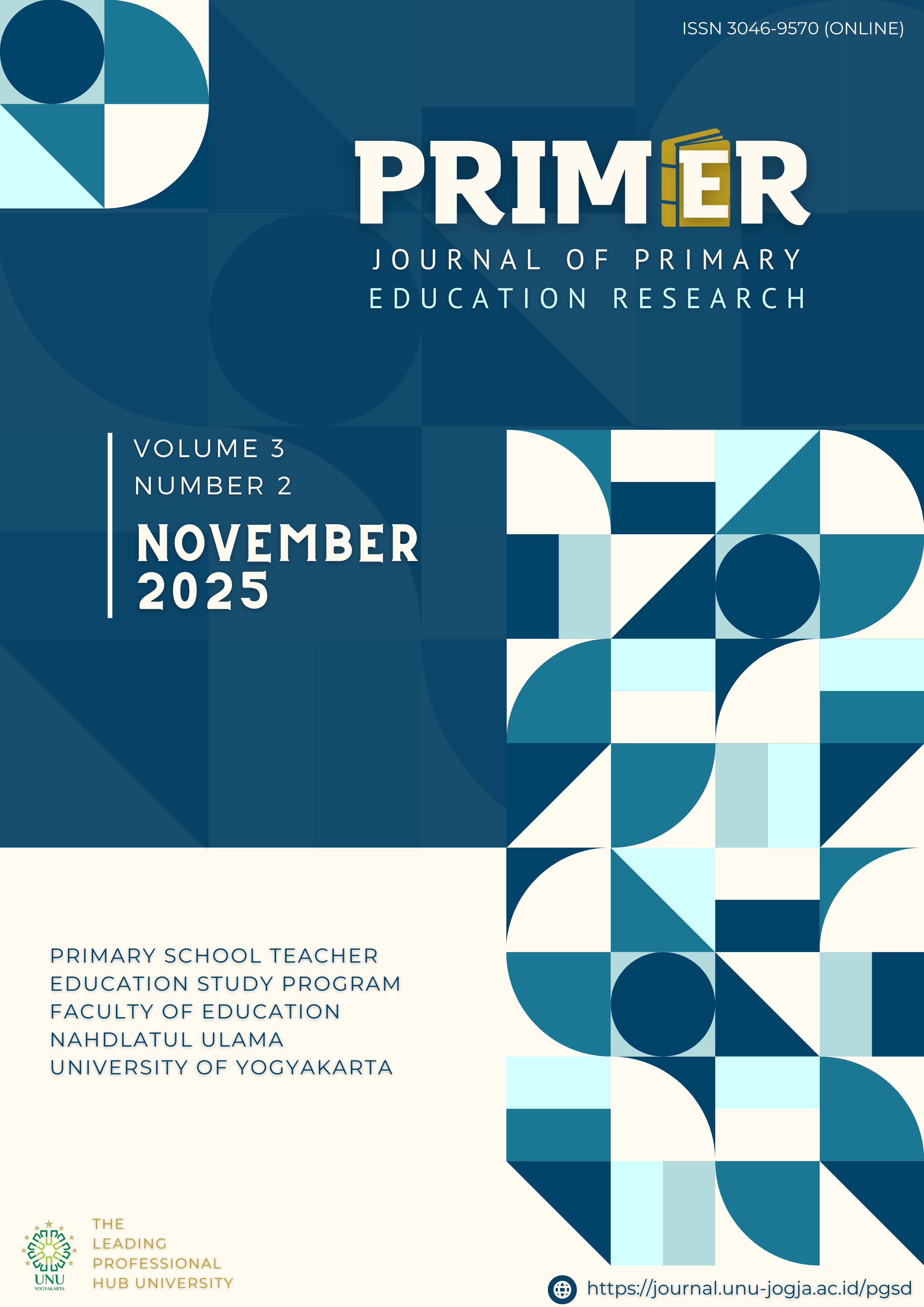 					View Vol. 3 No. 2 (2025): Journal of Primary Education Research
				